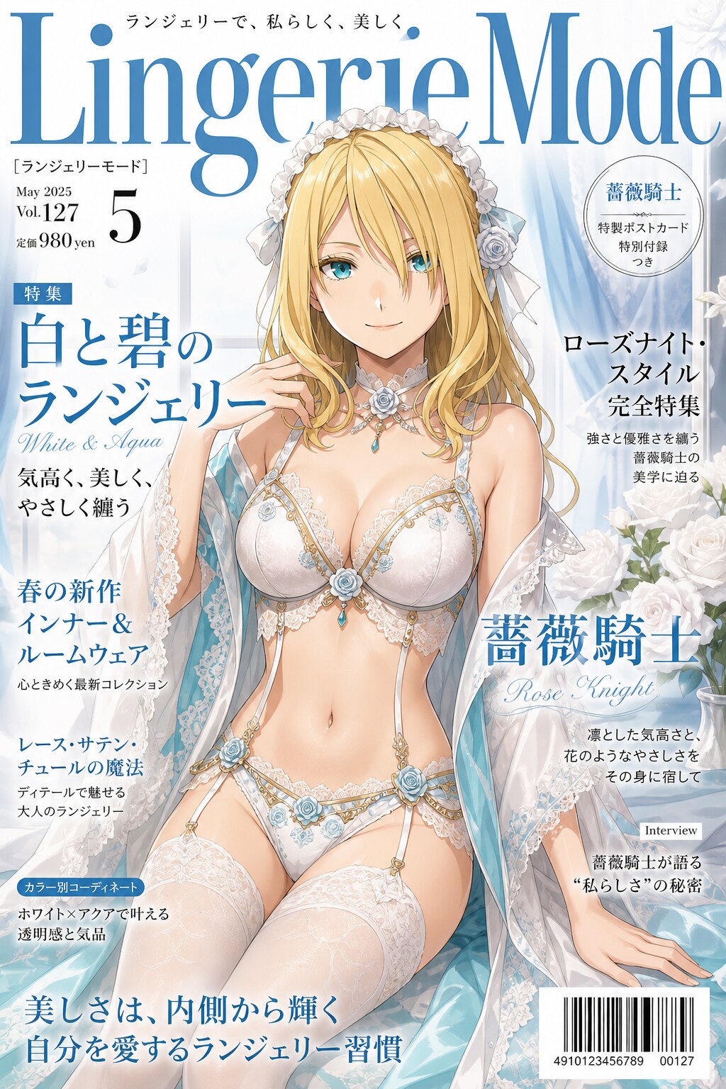 薔薇騎士のランジェリー雑誌