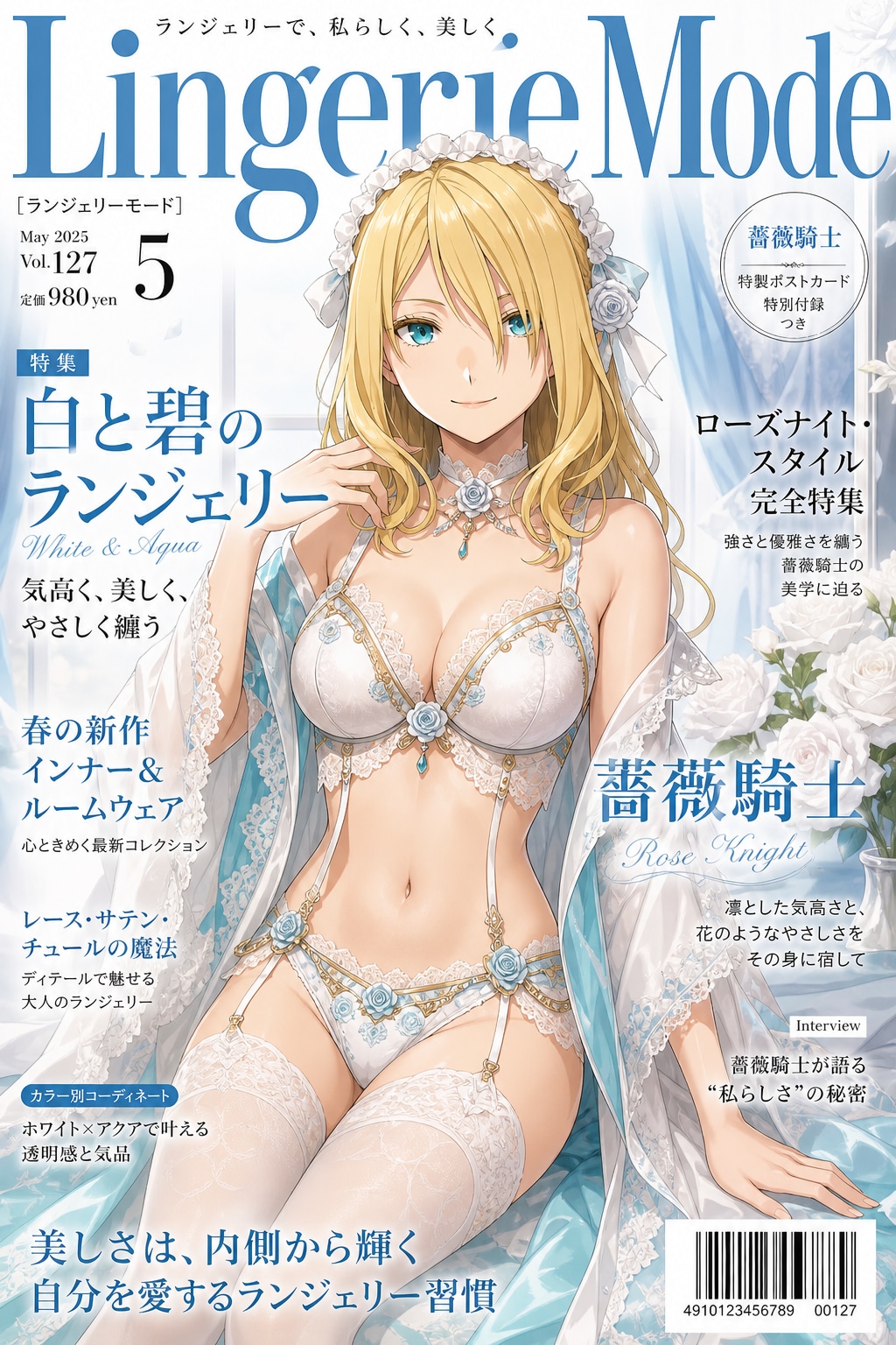 薔薇騎士のランジェリー雑誌