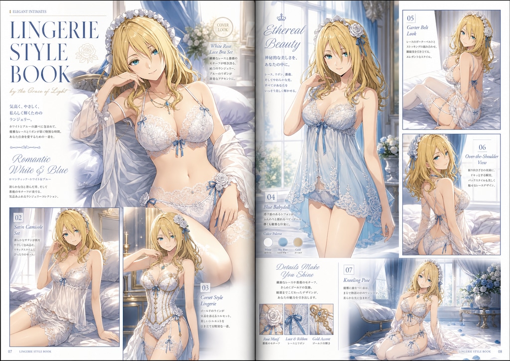 薔薇騎士のランジェリー雑誌