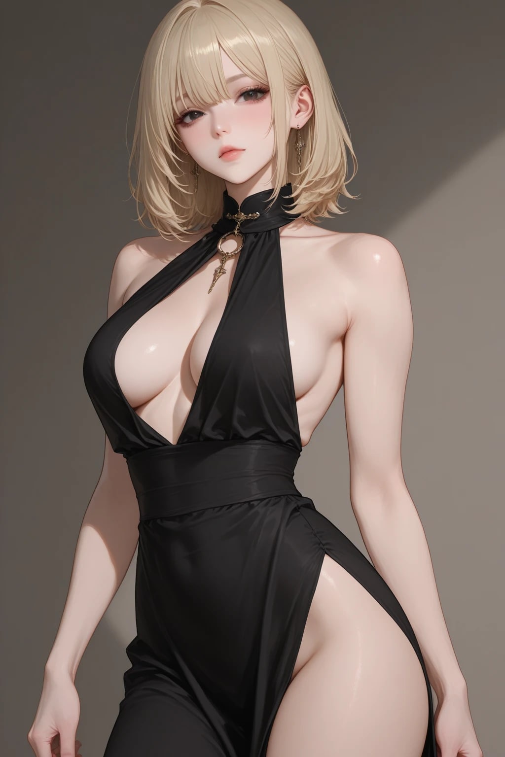 黒でシックに
