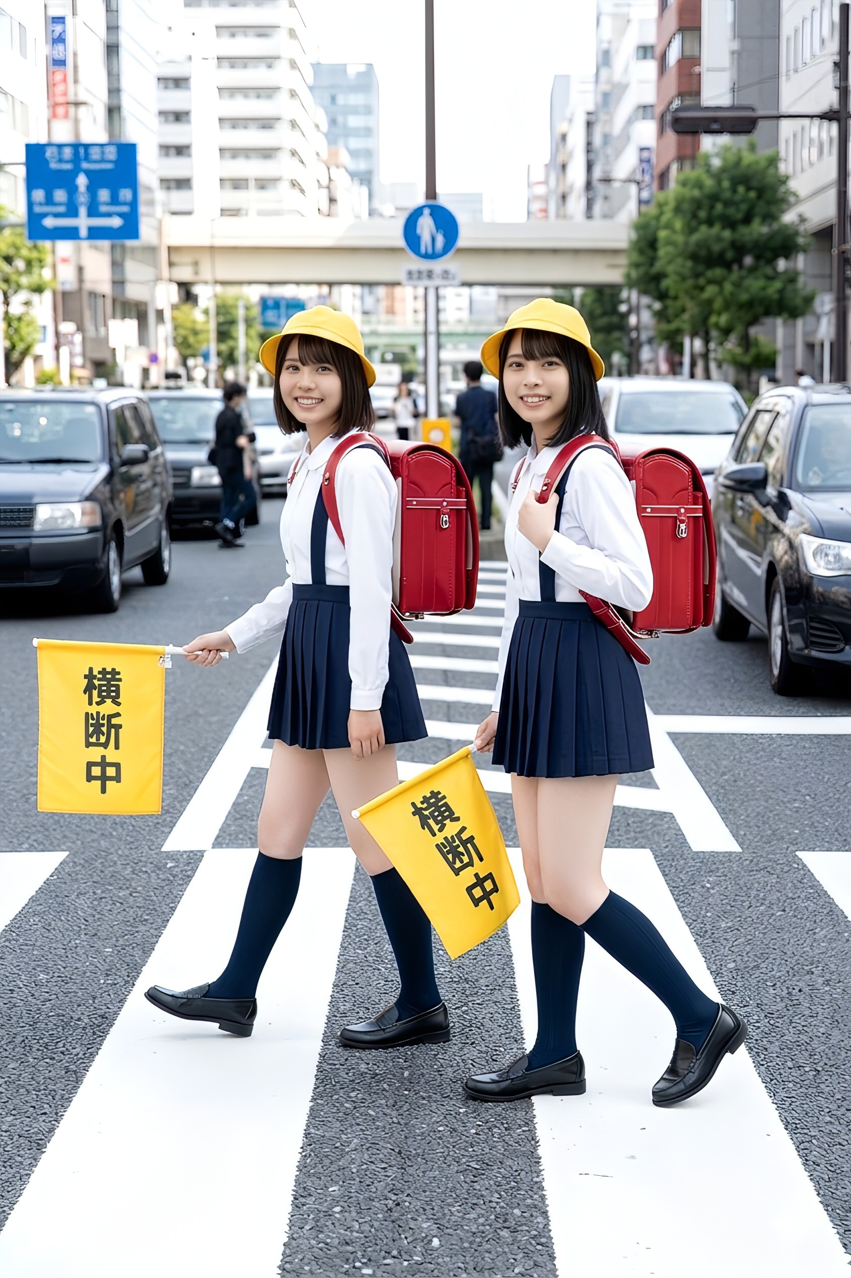 児童コスプレで散歩