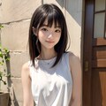 ノースリーブとジーンズ 2枚目