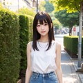 ノースリーブとジーンズ 3枚目