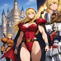 城とガンダムとカテジナさん。 2枚目