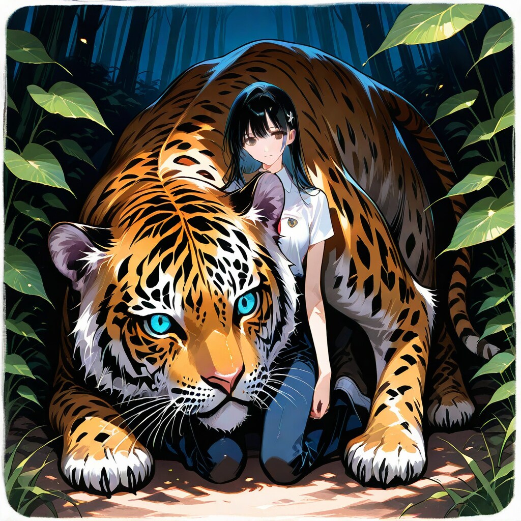 豹と少女_GRYPHON