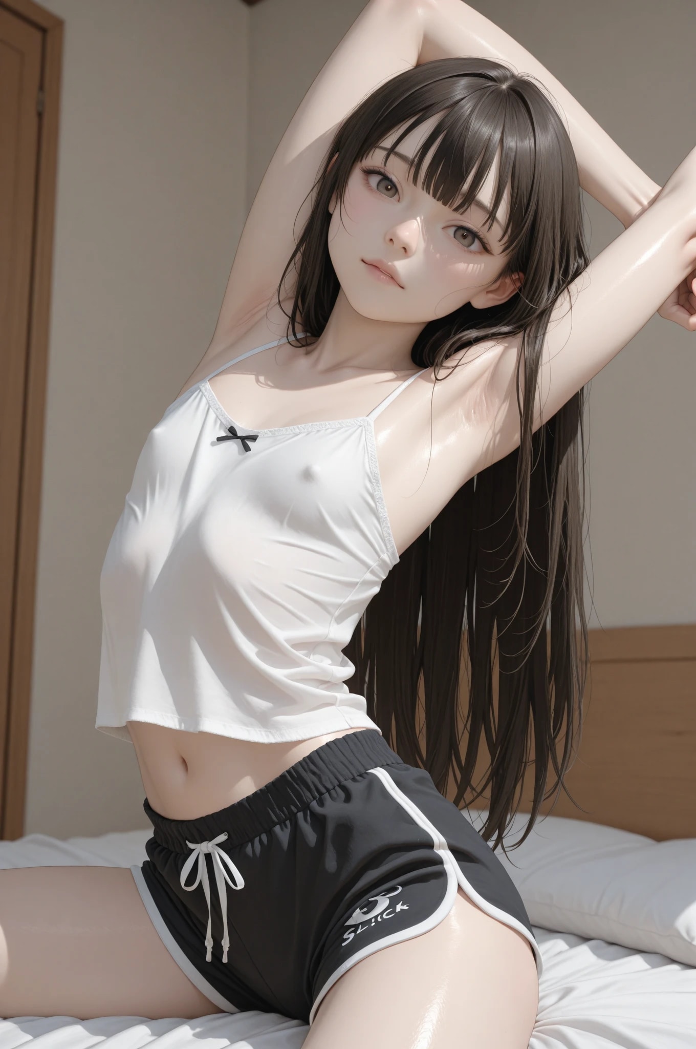 身体を伸ばして！