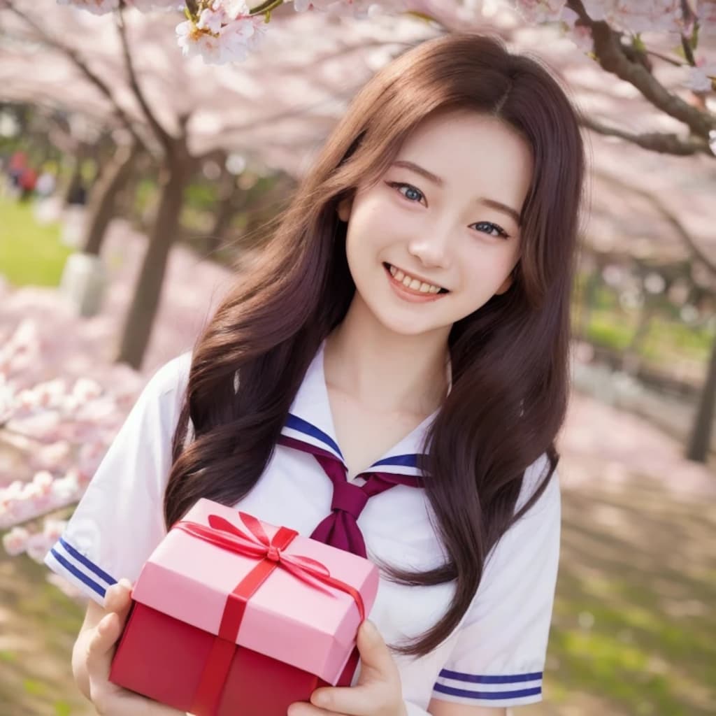 黒髪ロングでセーラー服の美女７８