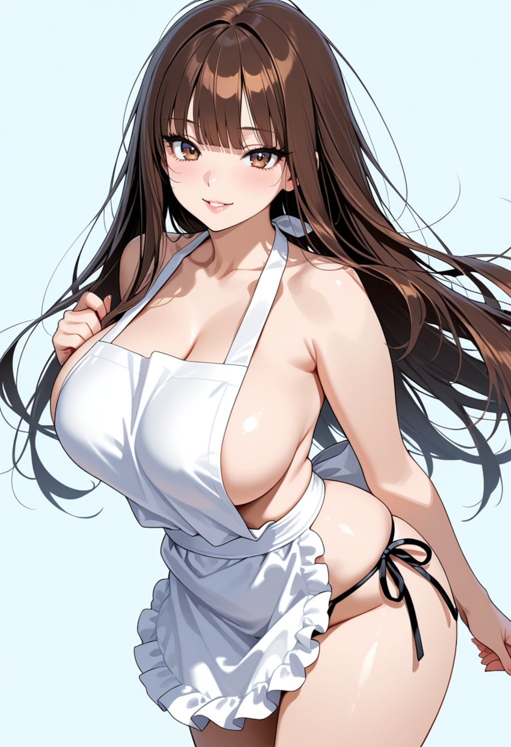 裸エプロン