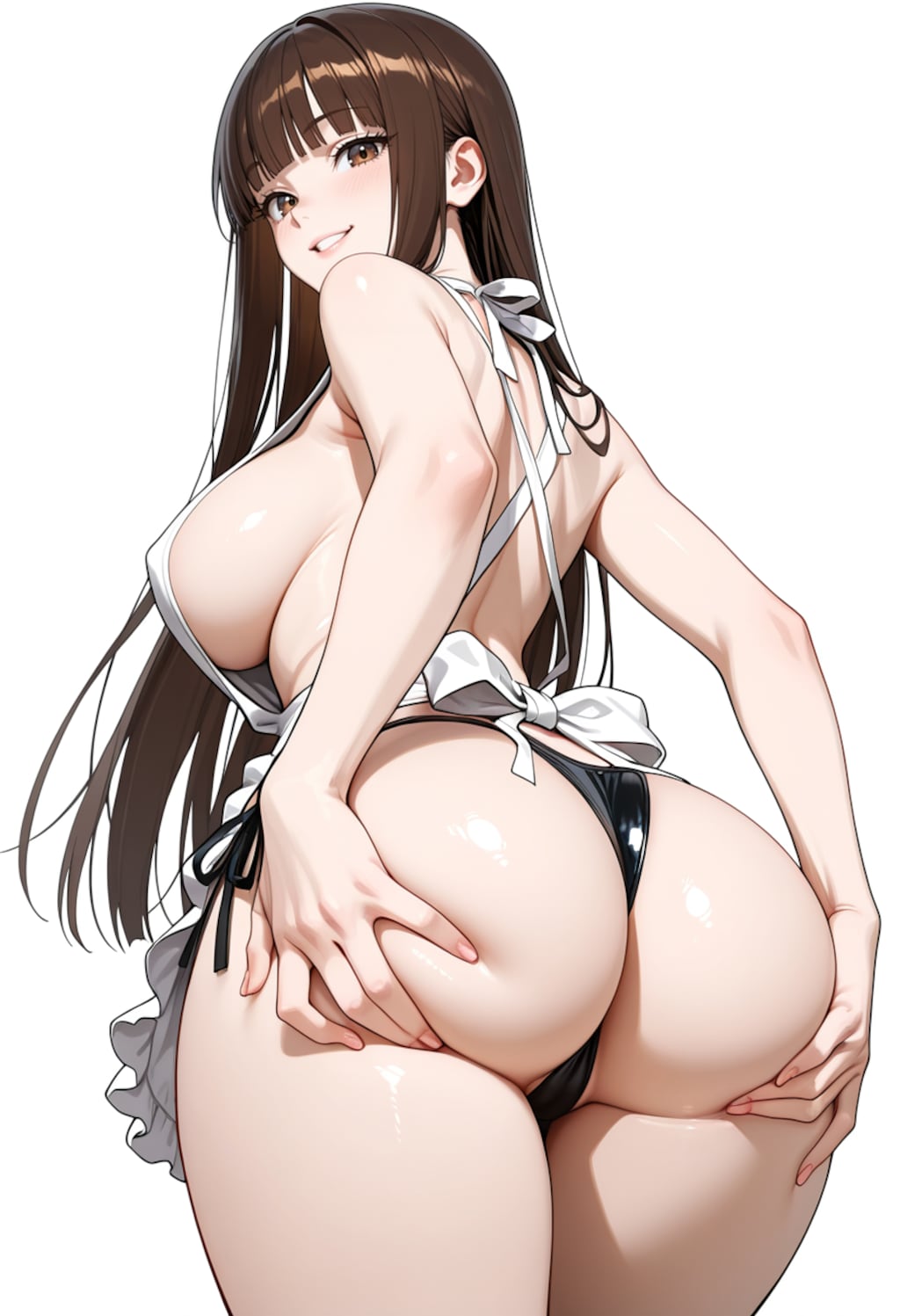 裸エプロン