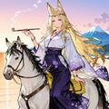 馬に乗る 3枚目