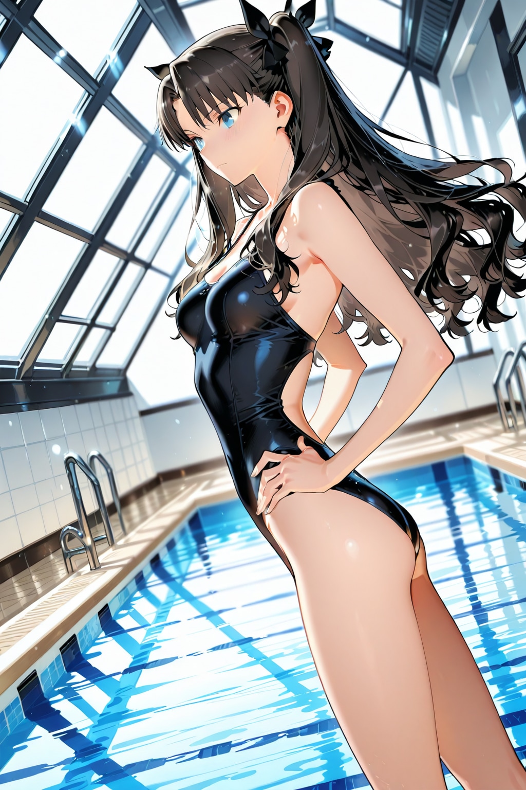 アンタねぇ・・・わたしは水着のモデルじゃないわよ。
