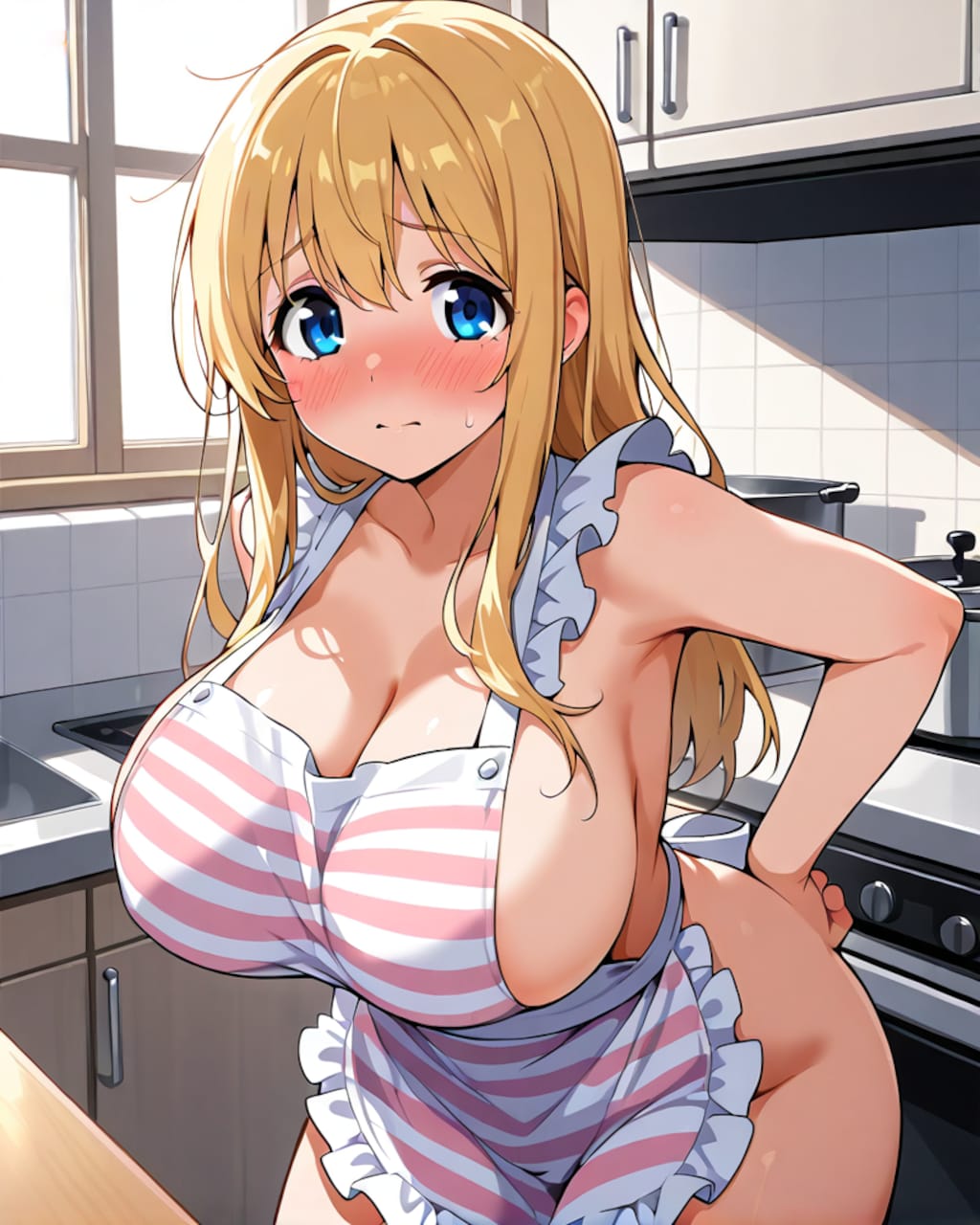 裸エプロン