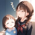 迷子の子どもと居眠り委員長ちゃん 2枚目
