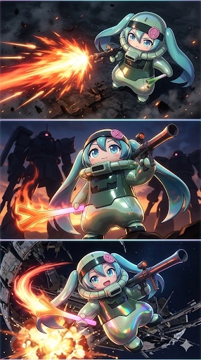 ザク着ぐるみミク　ザクの日　ミクの日 | の人気AIイラスト・グラビア