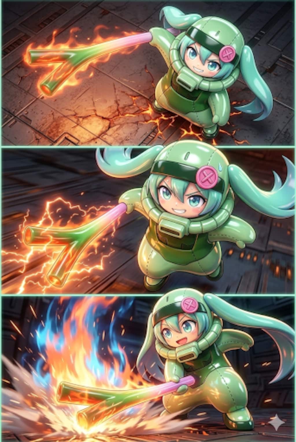 ザク着ぐるみミク　ザクの日　ミクの日