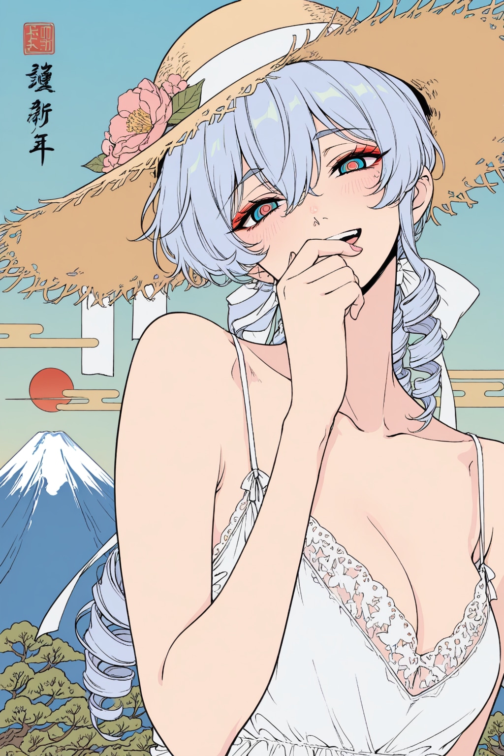 青髪ちゃん