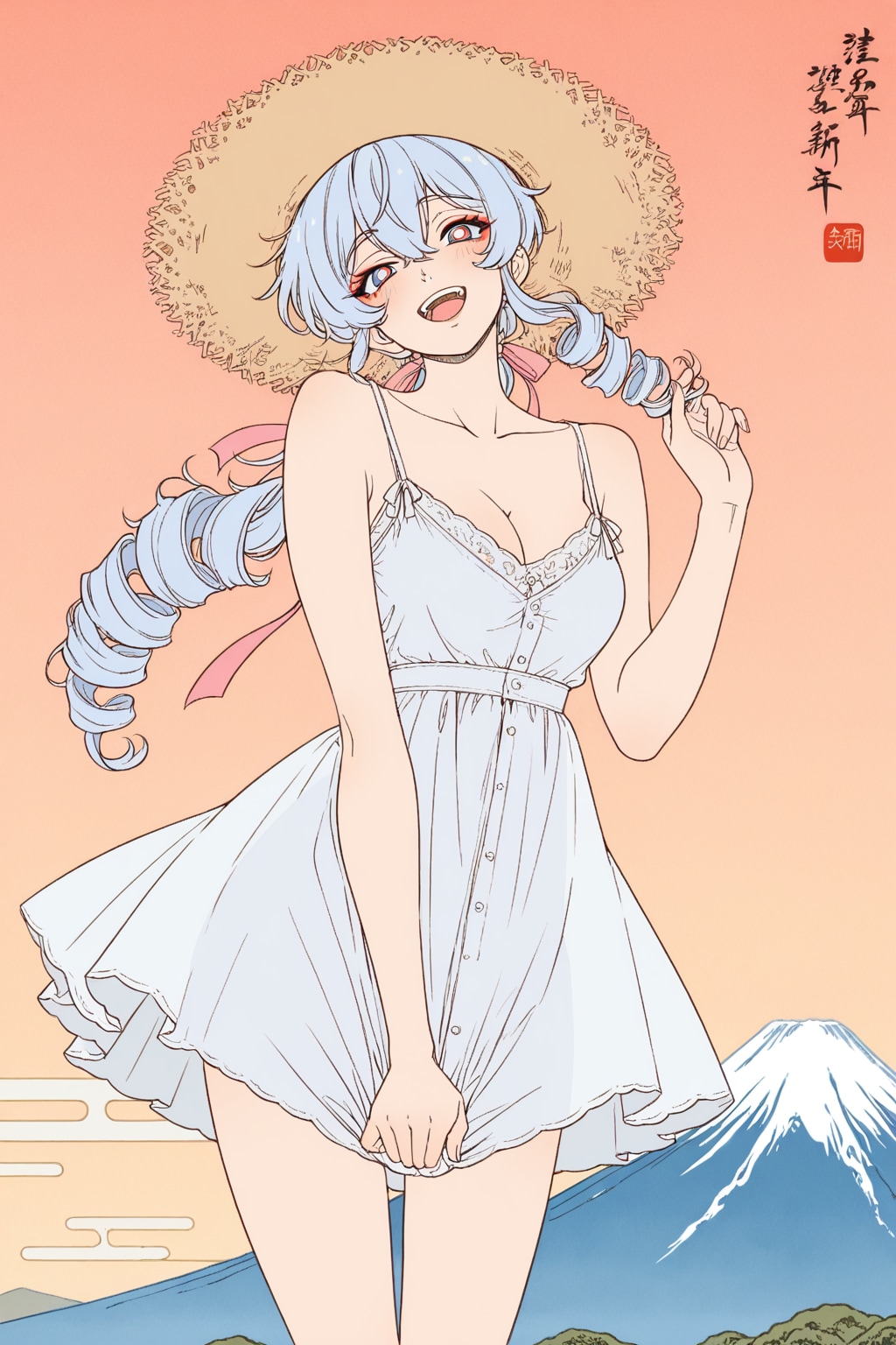青髪ちゃん