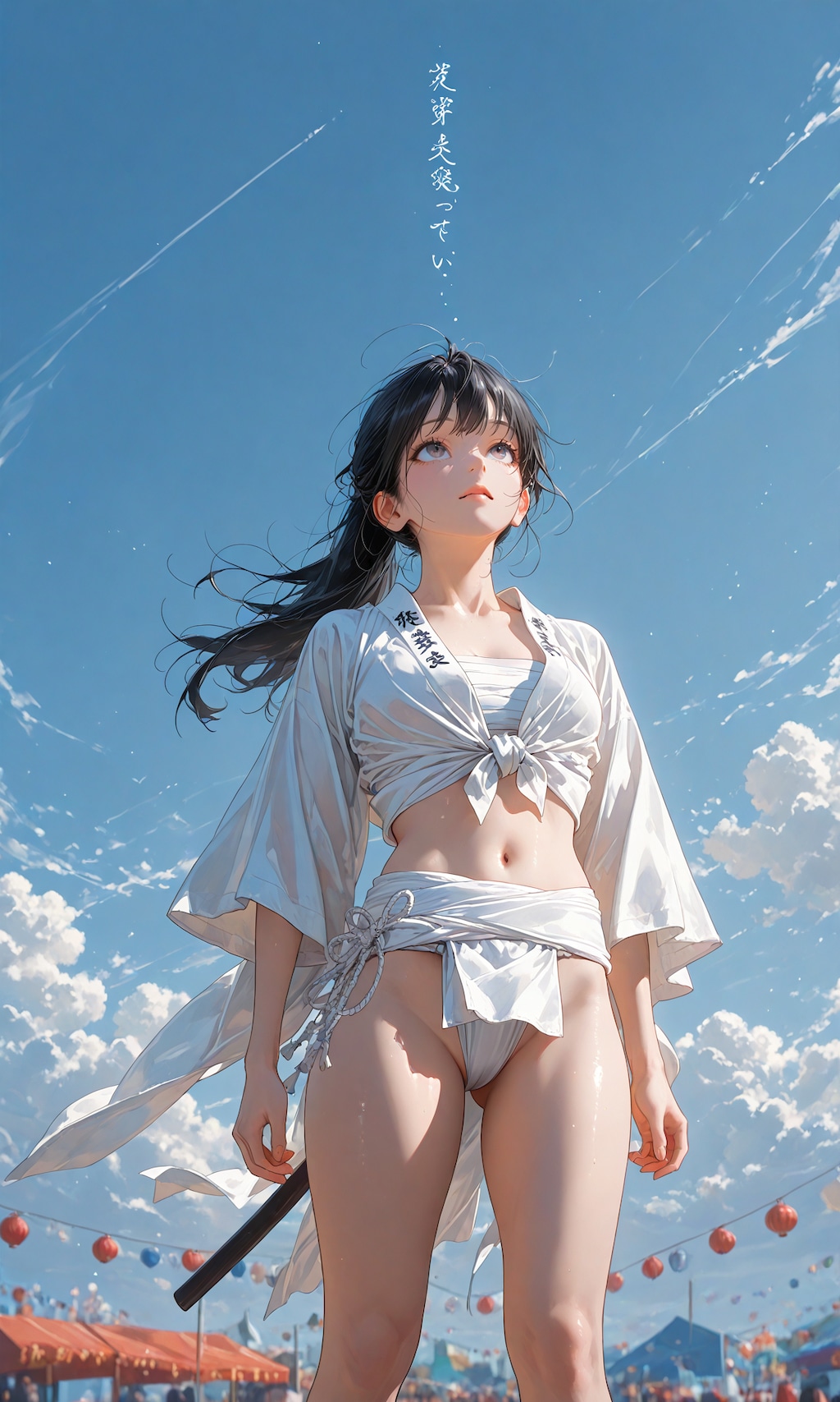 Loincloth girl (happi coat)