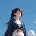 Loincloth girl (happi coat) 2枚目
