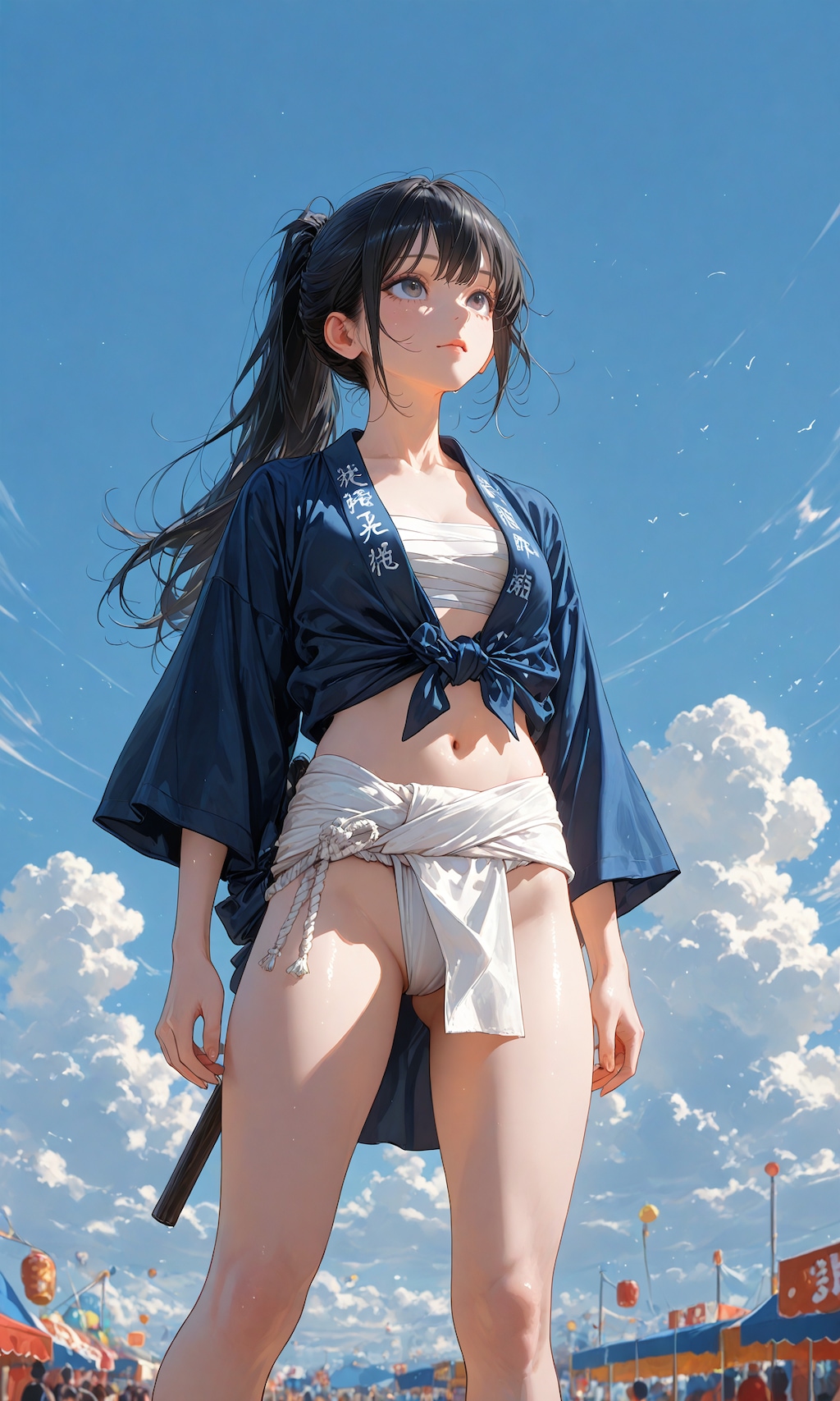 Loincloth girl (happi coat)