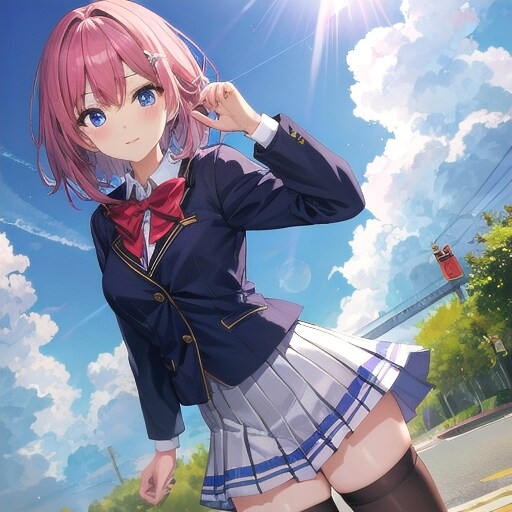 夏の制服 | の人気AIイラスト・グラビア