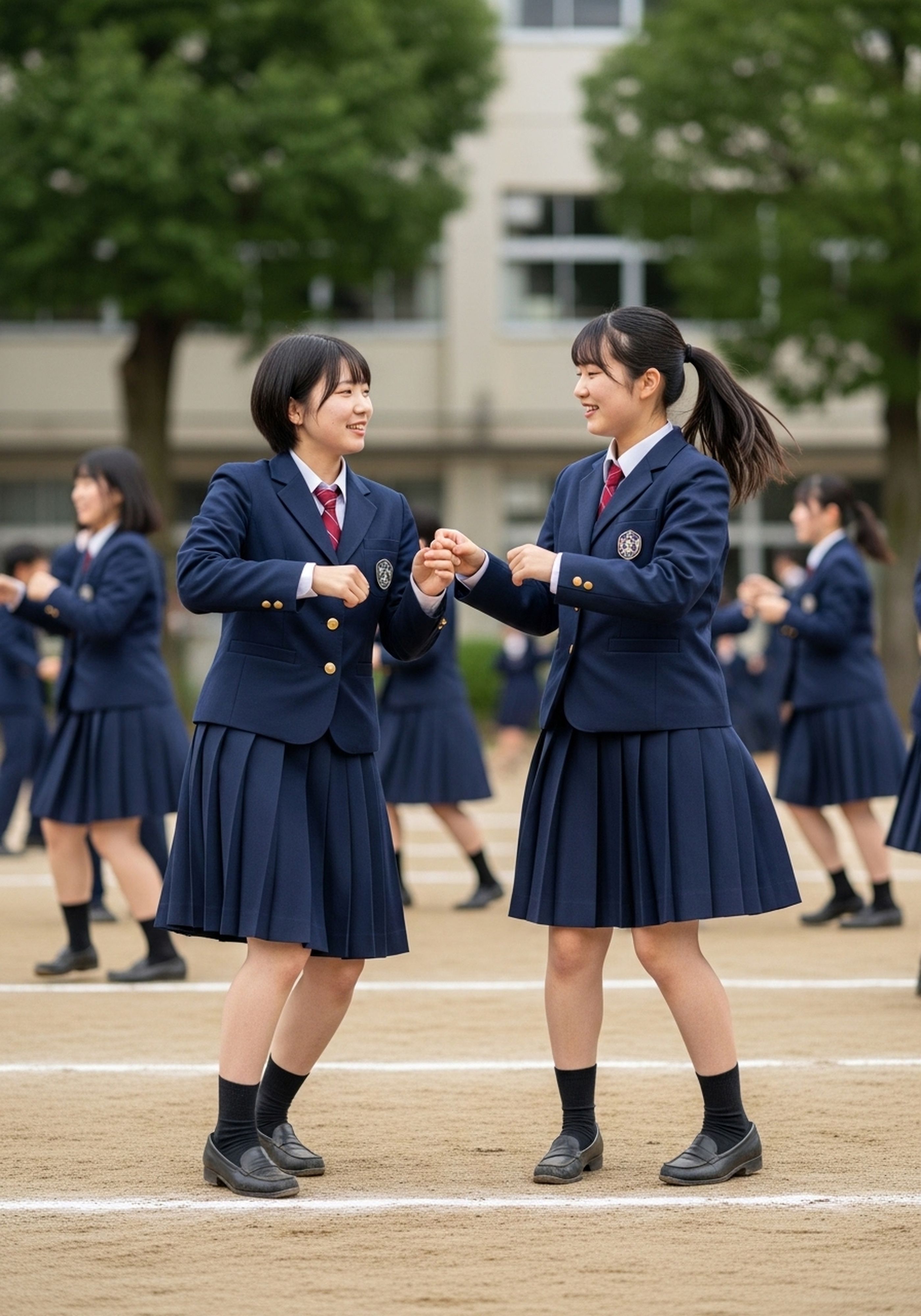 フォークダンス女子