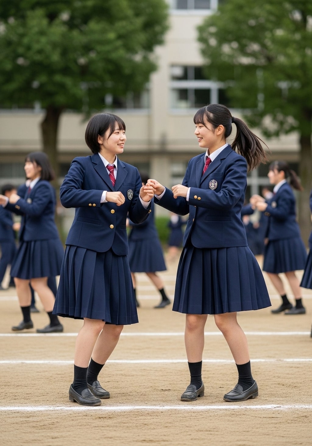 フォークダンス女子
