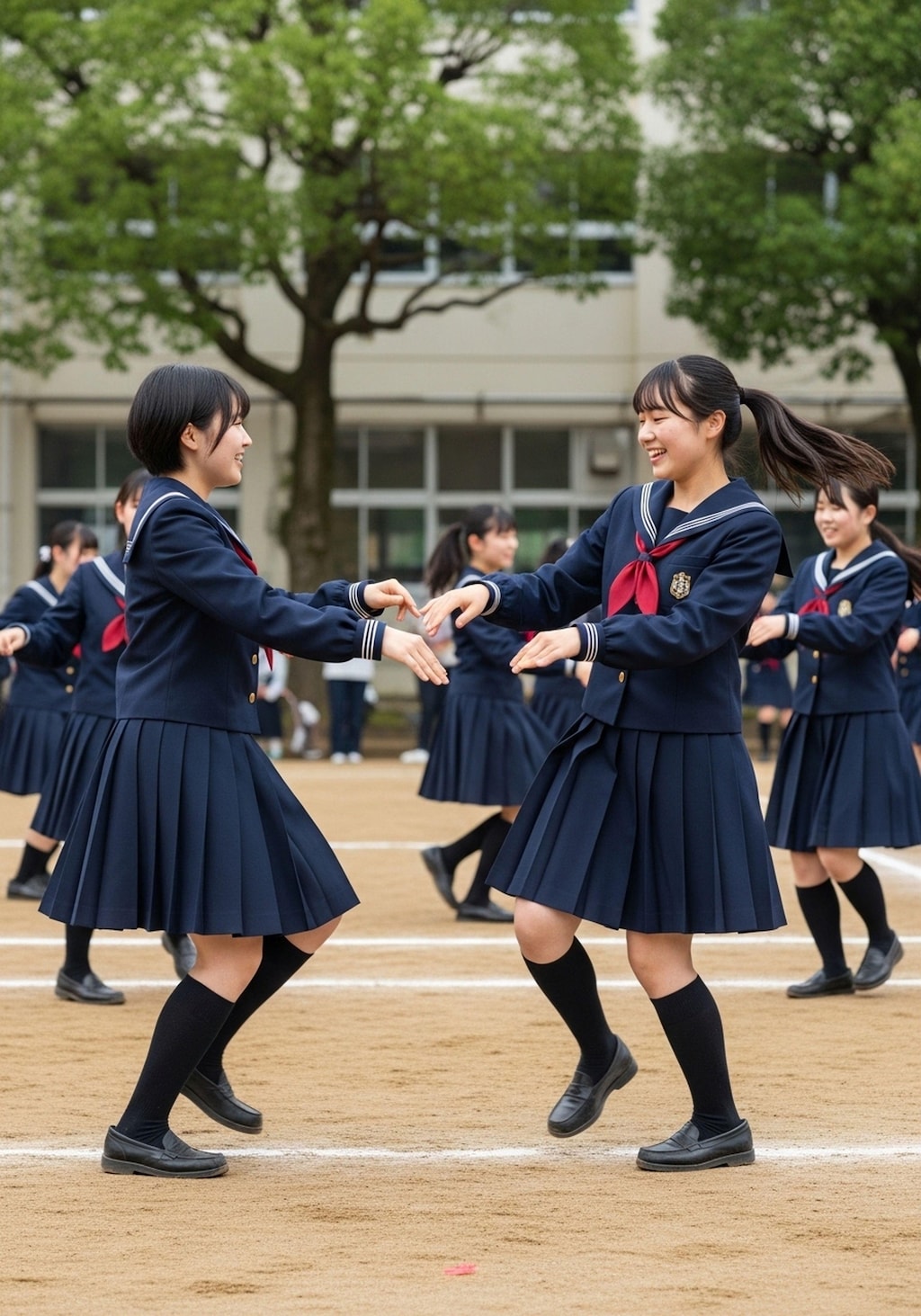 フォークダンス女子