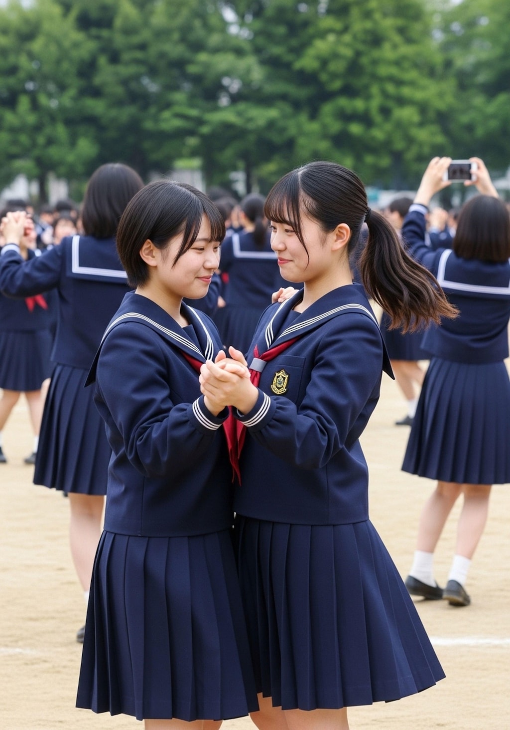 フォークダンス女子