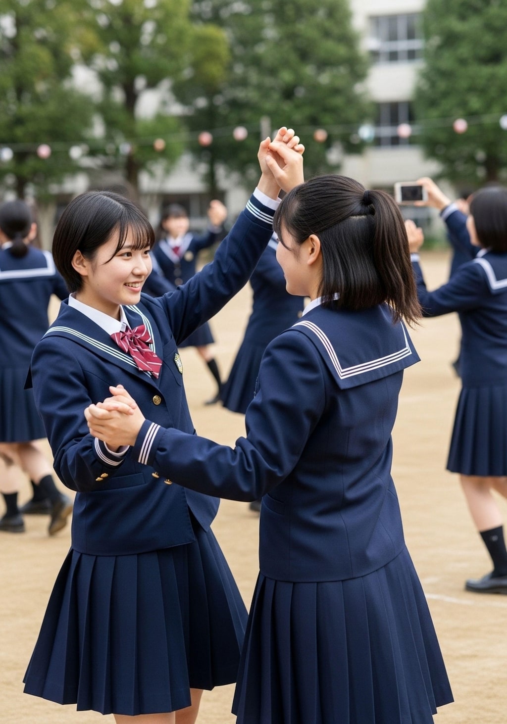 フォークダンス女子