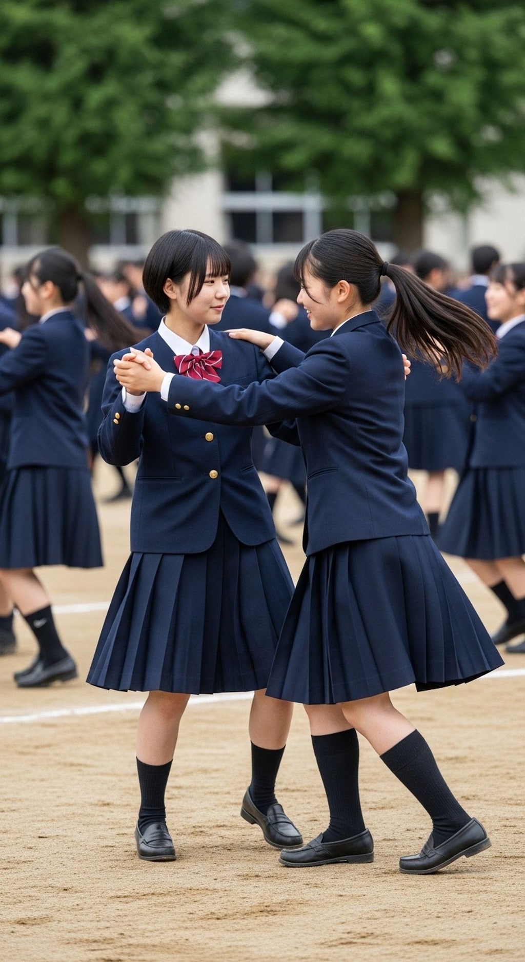 フォークダンス女子