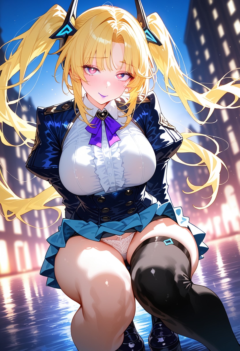 新人魔法戦士のサービスショット