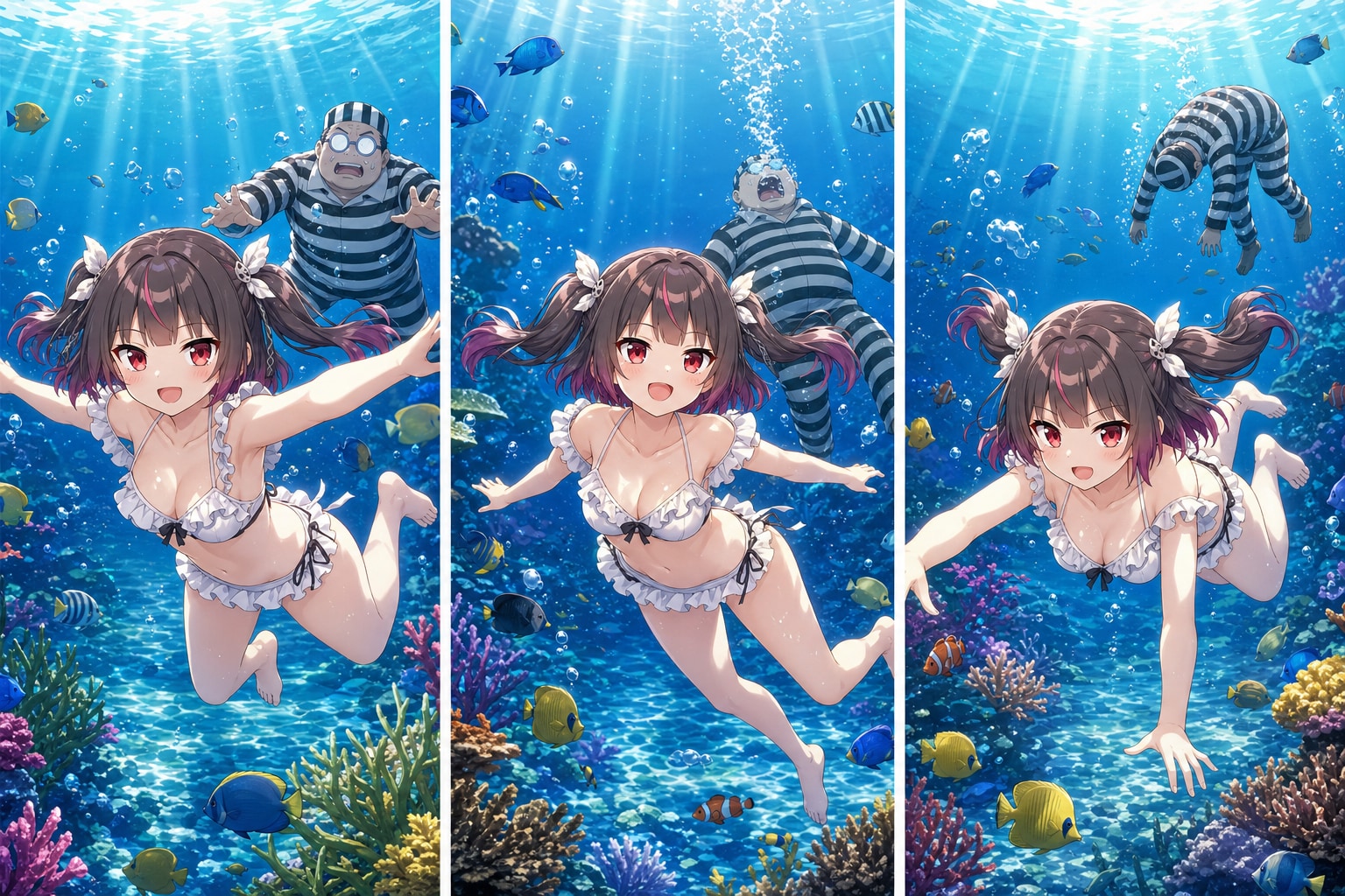 ミテルちゃん in ocean