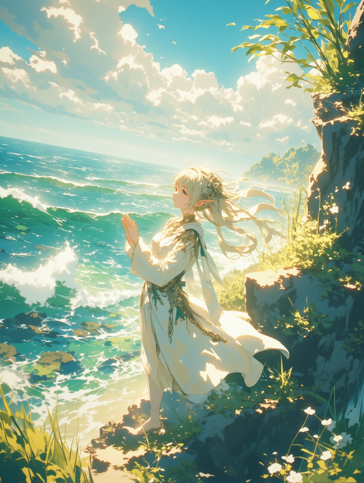 海の巫女_46 | の人気AIイラスト・グラビア