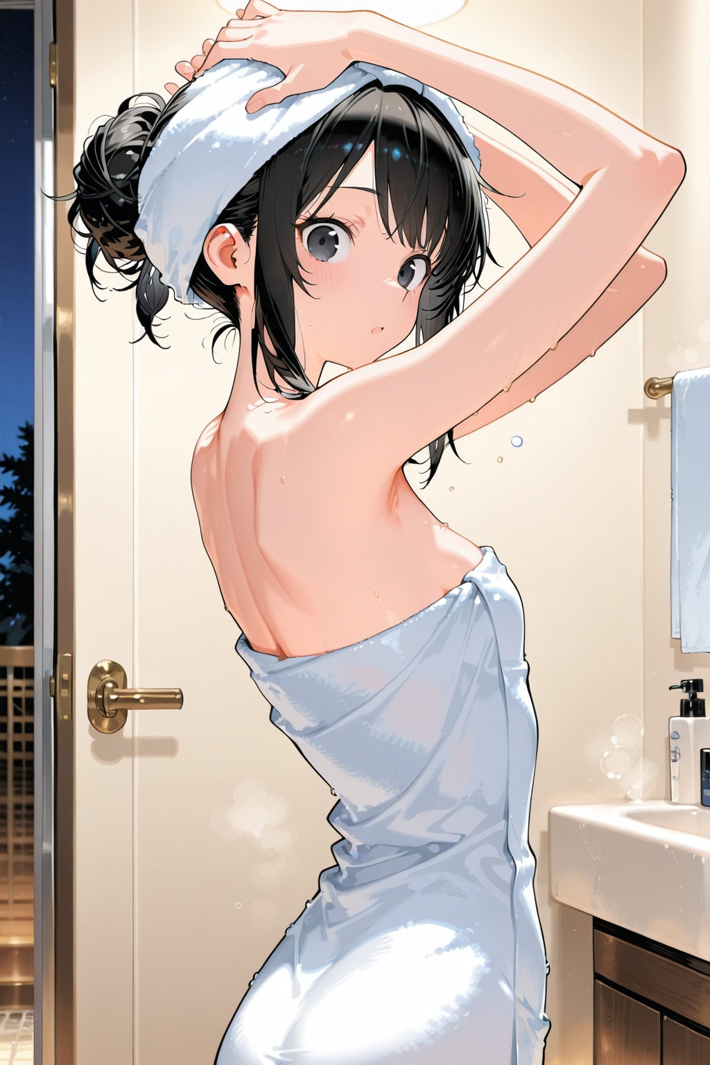 ねえ、久しぶりに一緒に入る？
