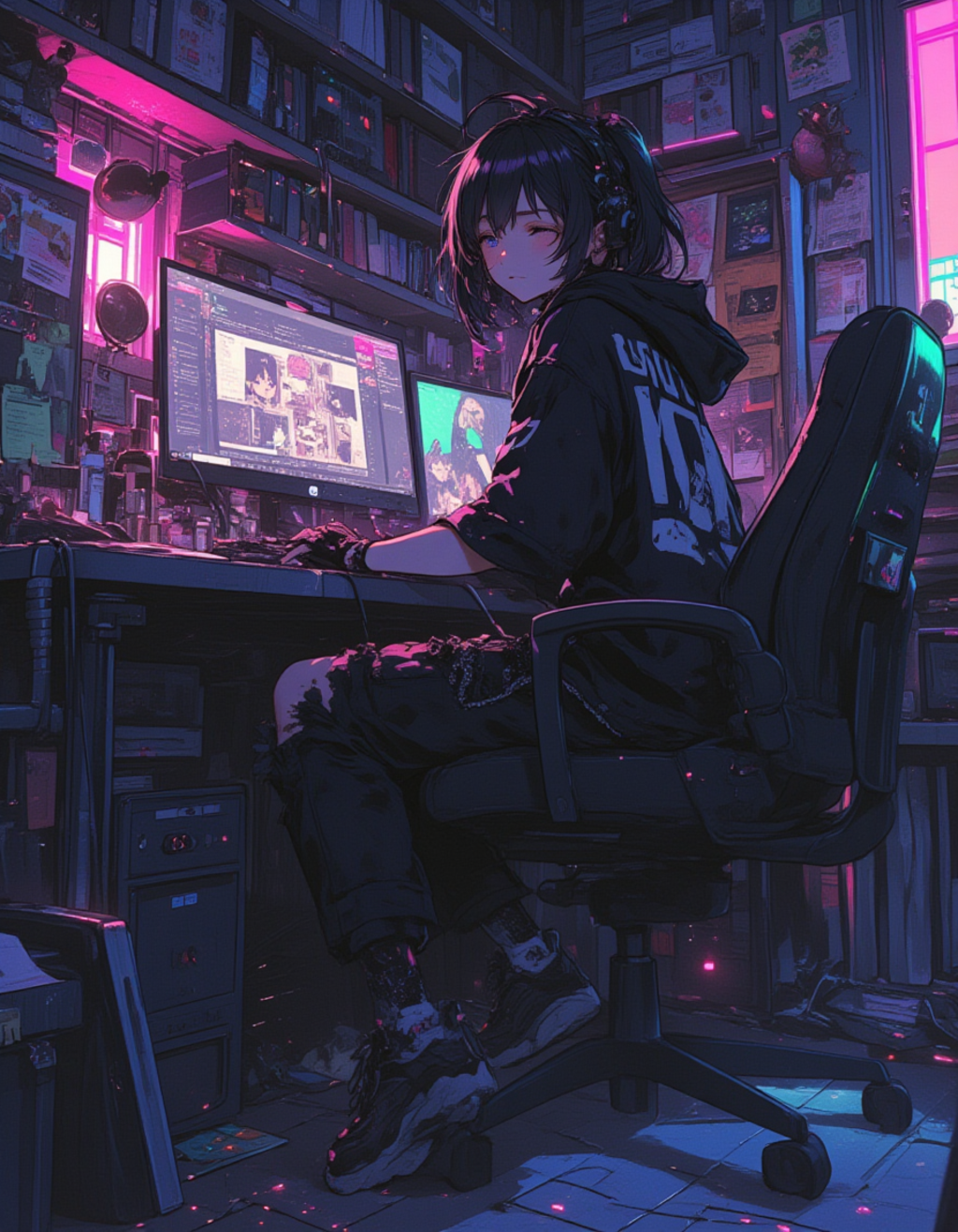 陰キャのネオン輝く理想の隠れ家