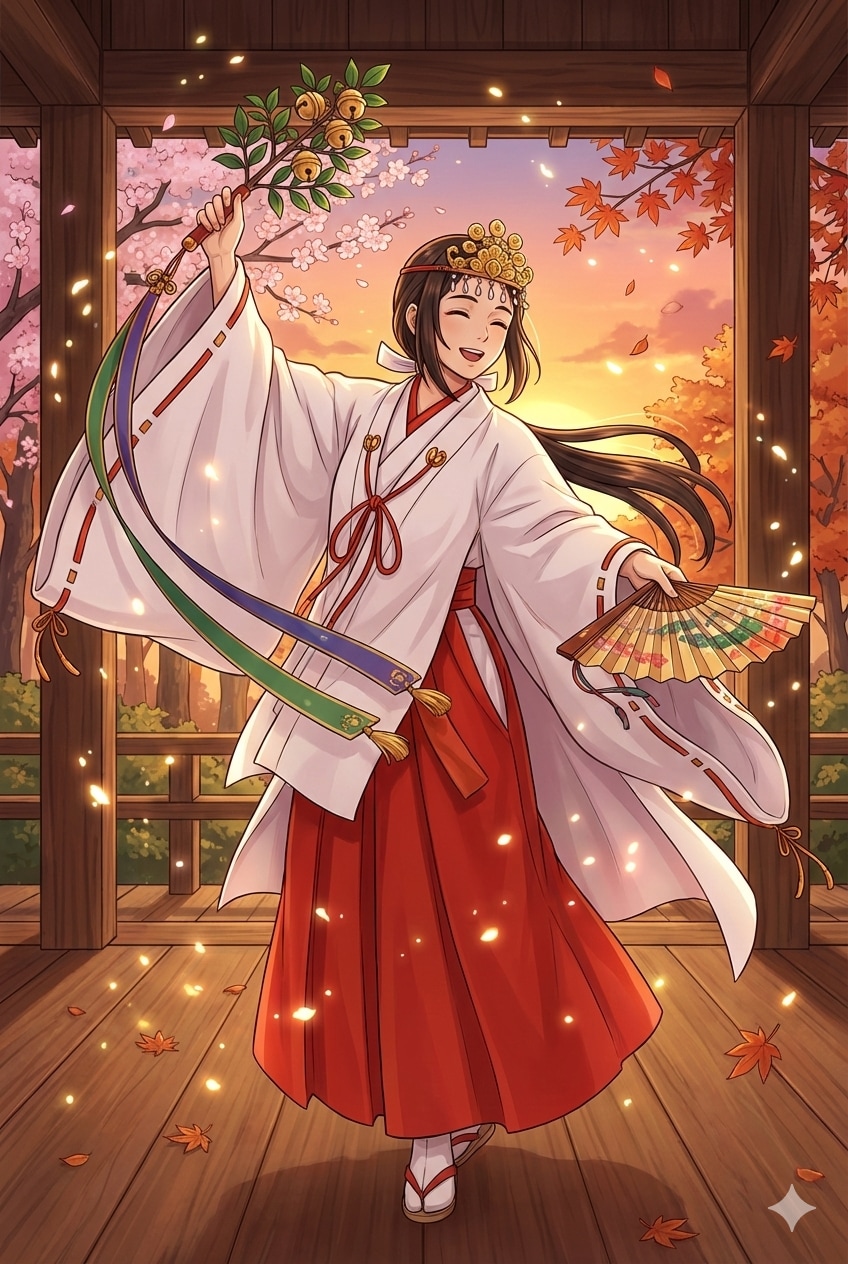 ちちぷい神に感謝の神楽