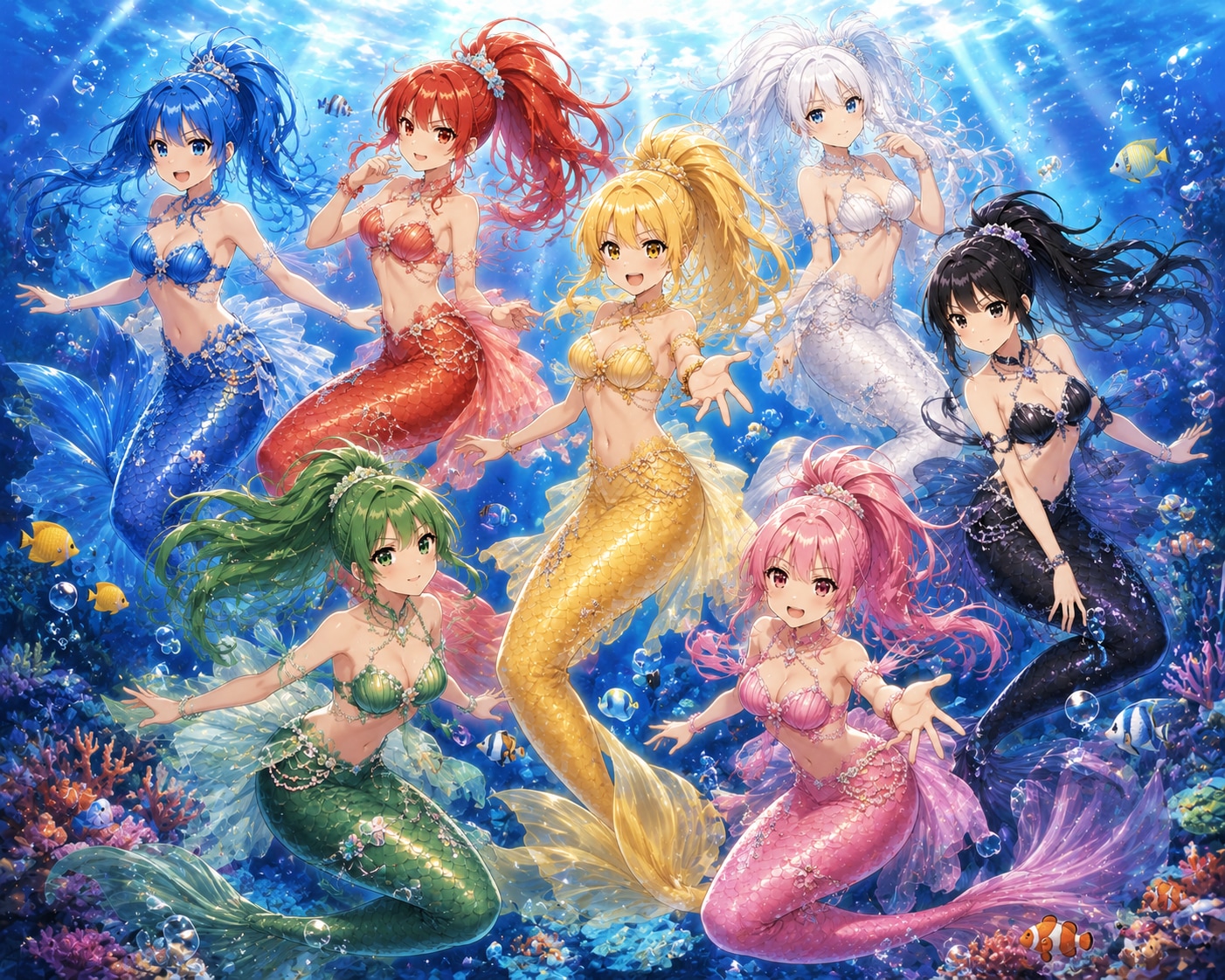 人魚ぽに姫