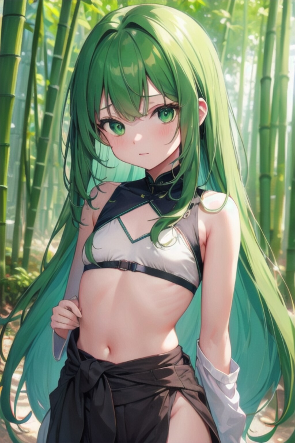 おにーちゃん話きいてるー？  人型植物のたけの子ちゃん、せんにゅー作戦2