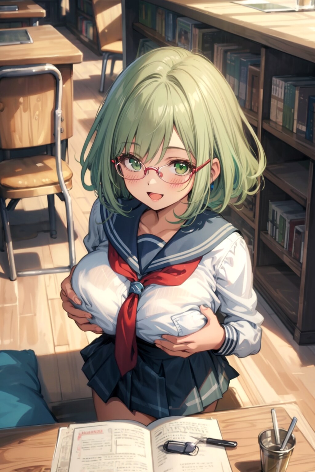 疲れてますね。おっぱい揉みますか？