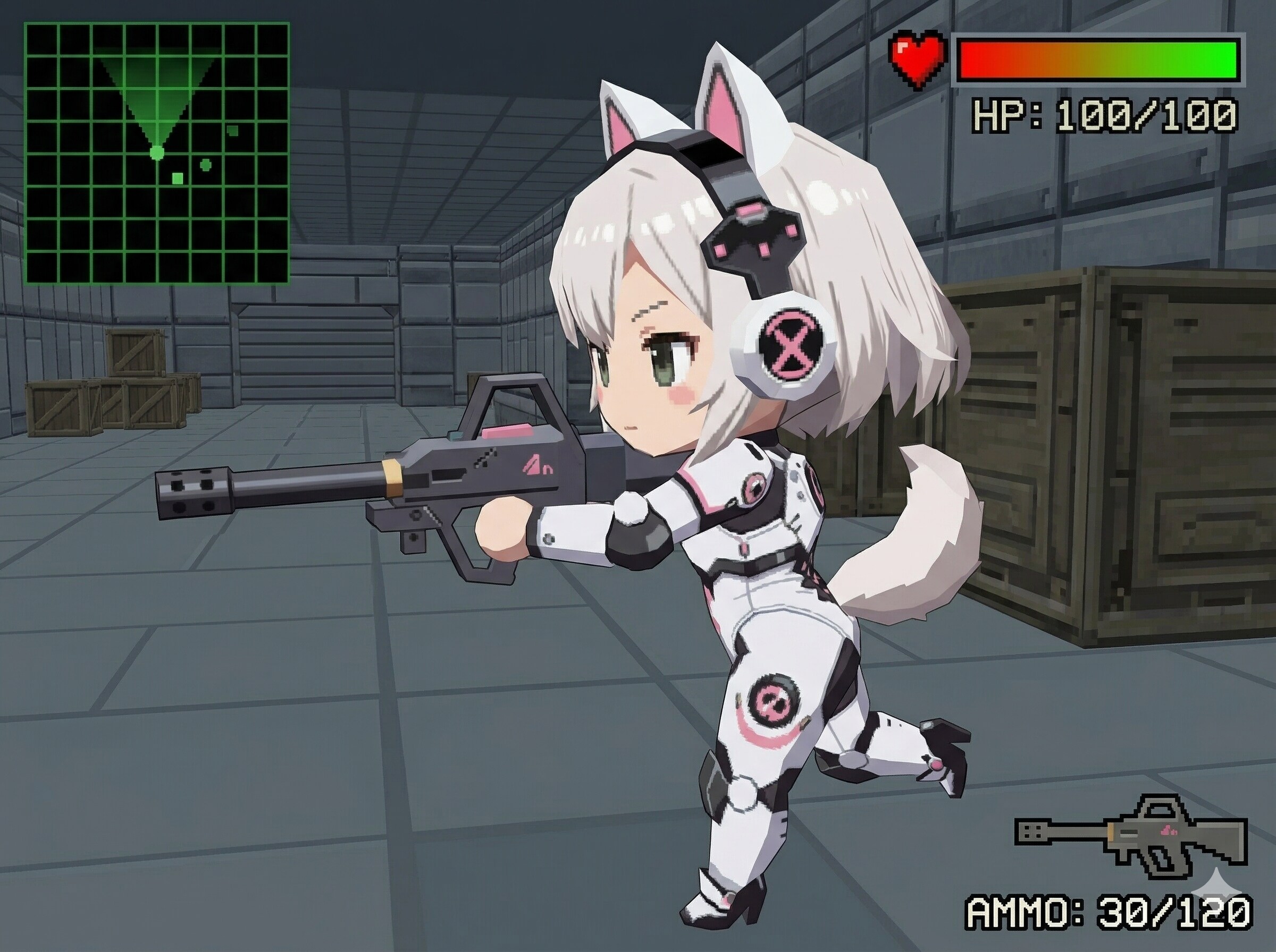 レトロゲーム世界に入り込んでしまったヴァイスアイン