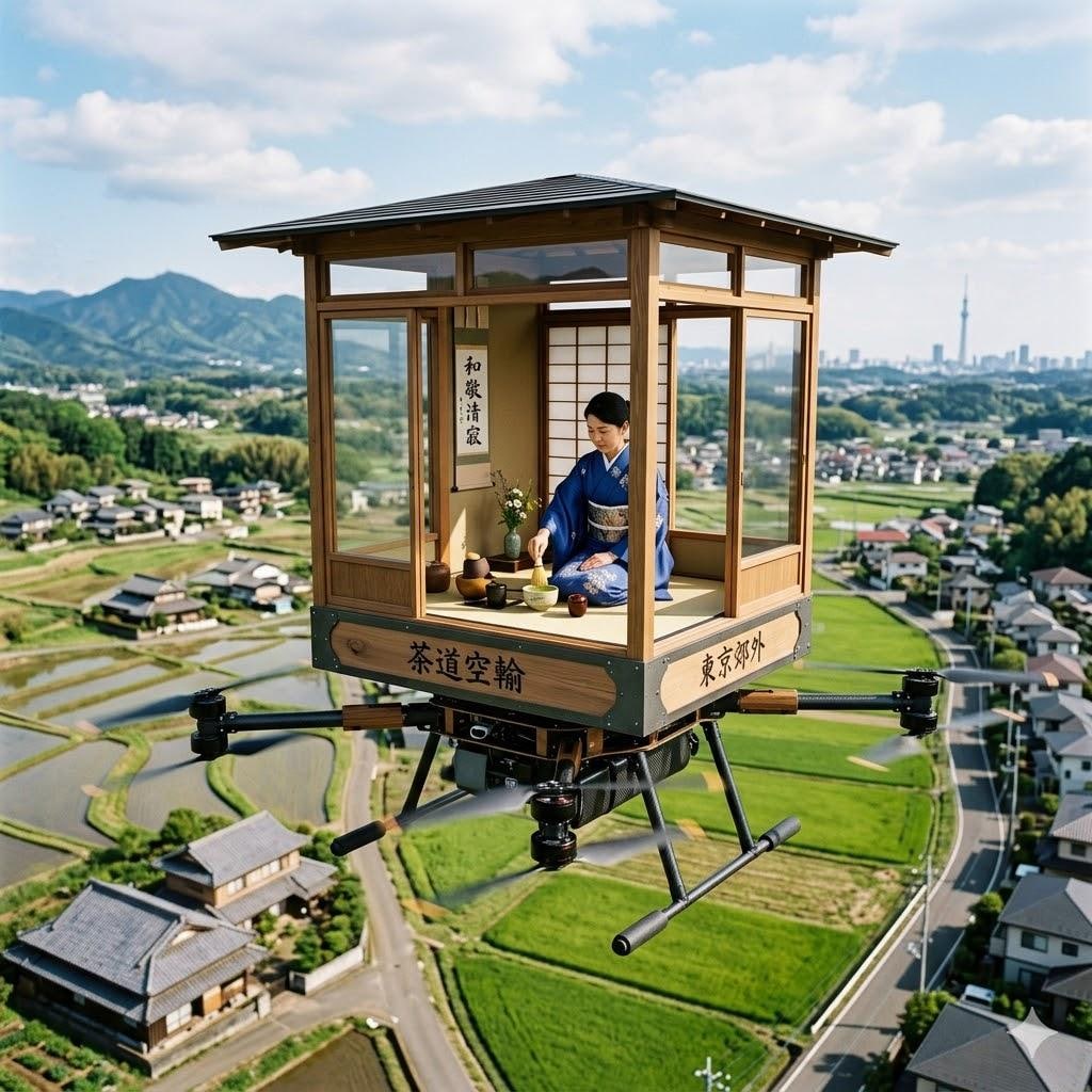 茶道用のドローン