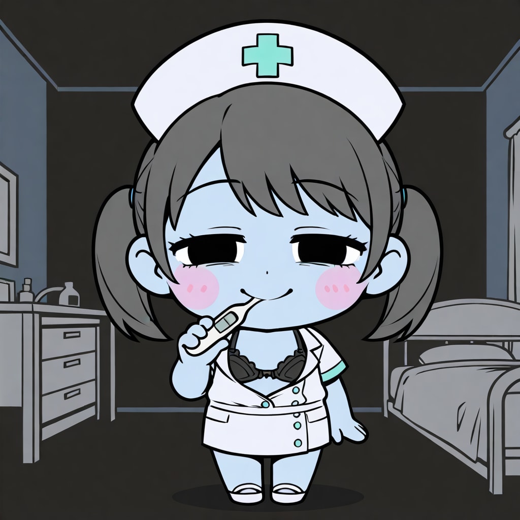 顔色の悪い誘惑ナース