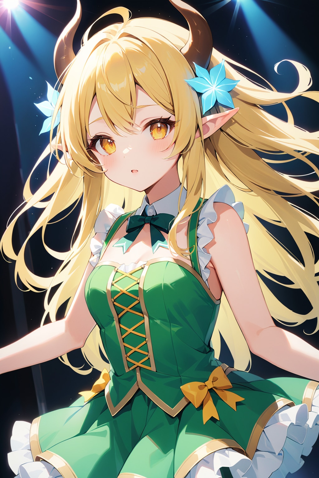 金髪ステージ衣装(なんで、お主が緊張しておるんじゃ？)_20240705