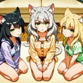 んー。連休終わってすぐフル回転はつらいんだよねー、じゃあさ！明日の朝、迎えに来てくれる？約束！指切り！ 2枚目