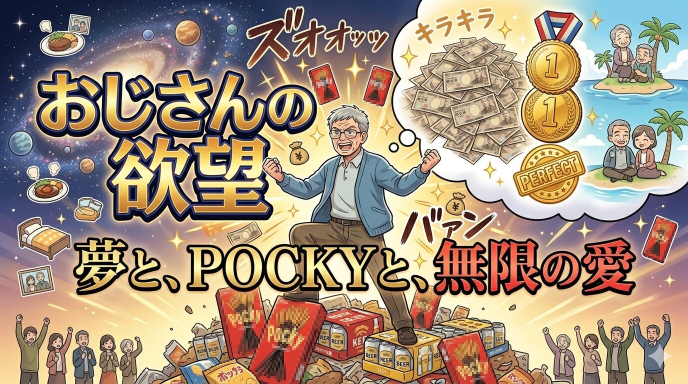 おじさんの欲望　夢と、PCCKYと…