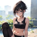 スポブラの眼鏡っ娘 2枚目