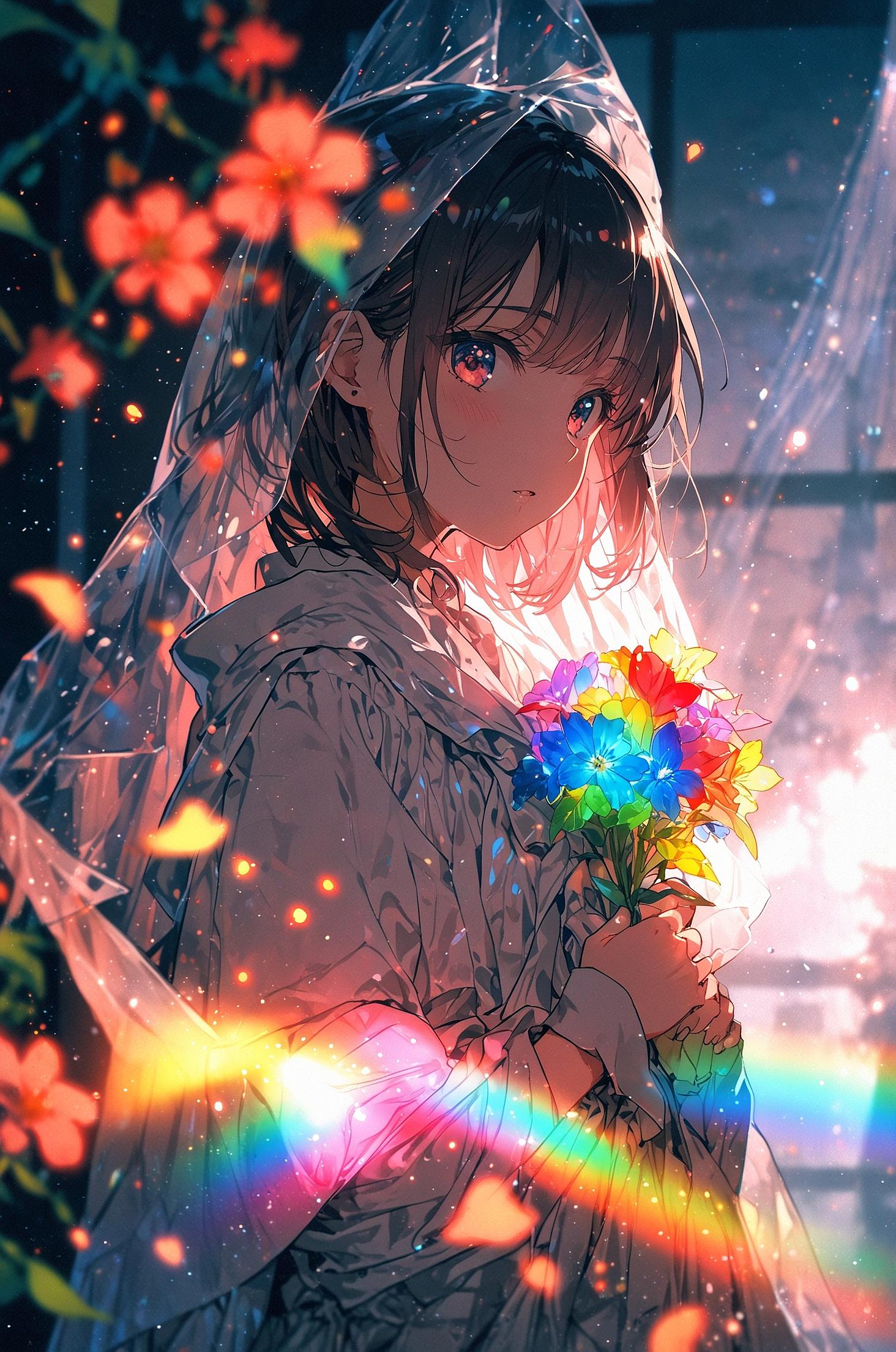 七色の祈り、花束にして | の人気AIイラスト・グラビア