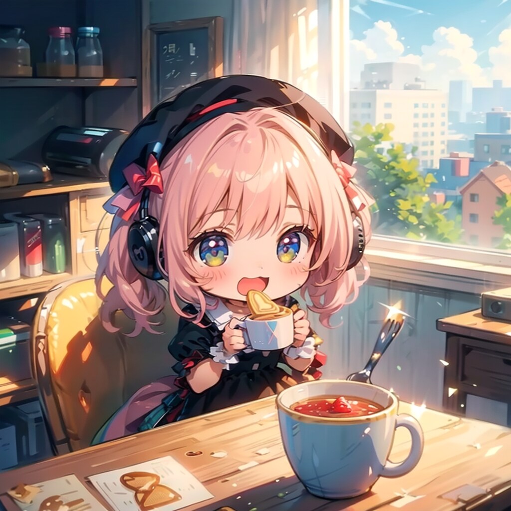 おやつタイム_PM 15:00_(3時頃。 | の人気AIイラスト・グラビア