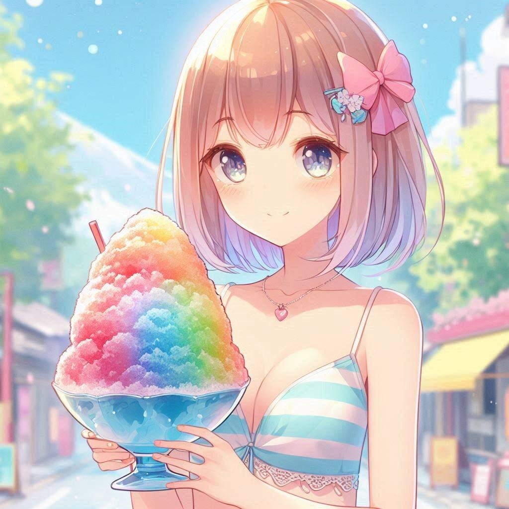 大きなかき氷(DALL-E)